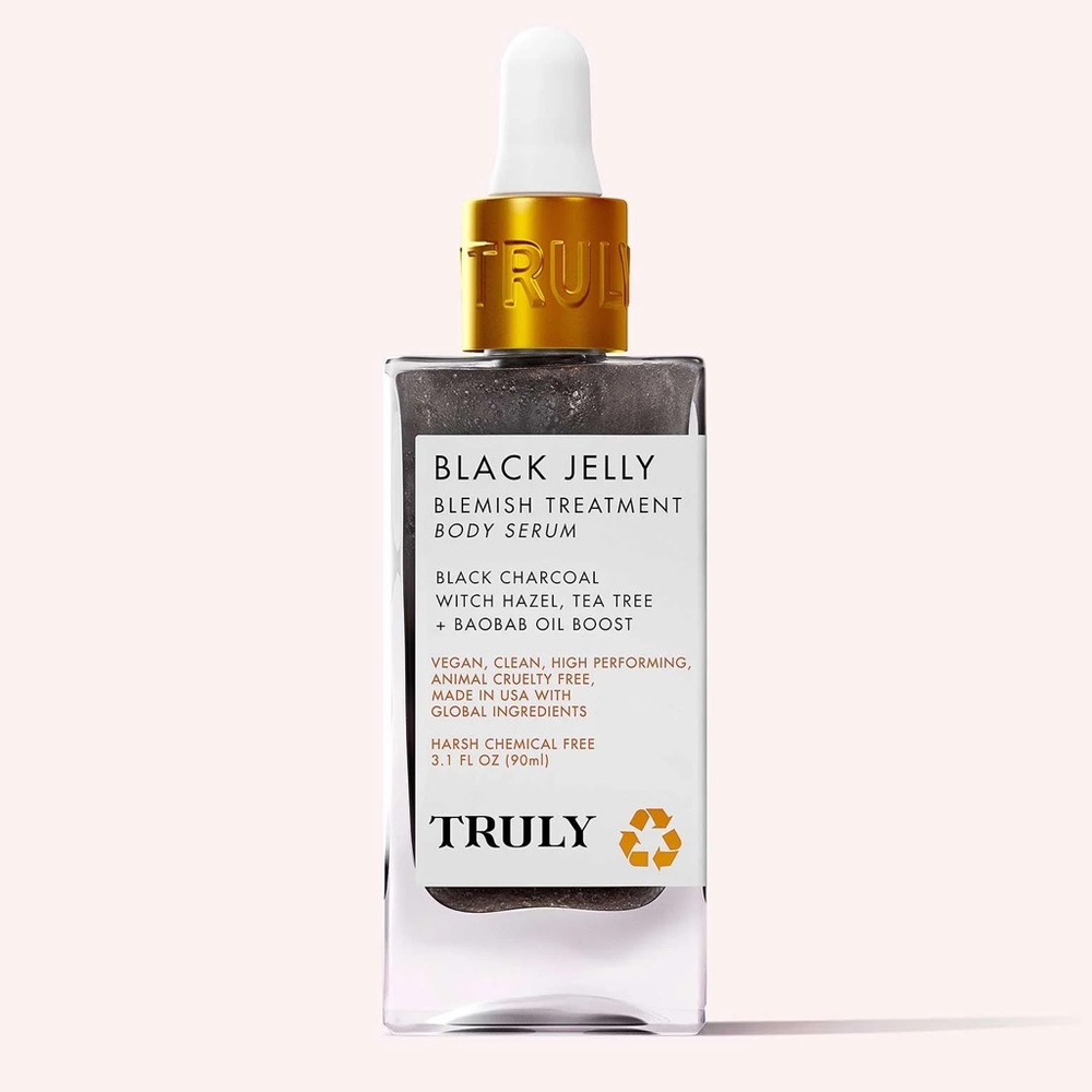 ✨100. Truly Black Jelly Blemish Treatment Body Serum- clean beauty, body acne